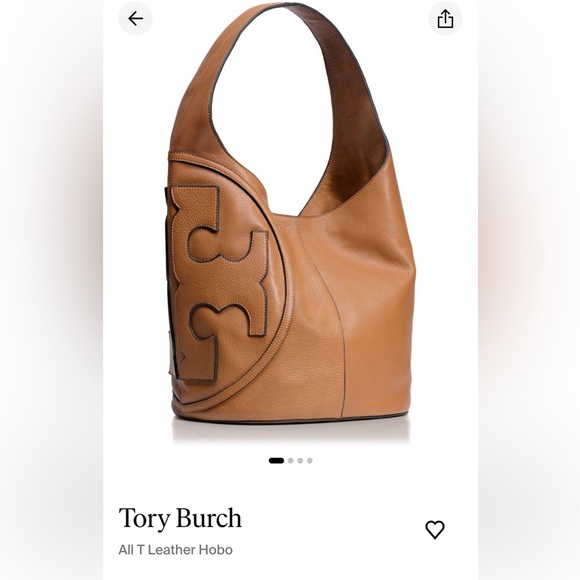 Tory Burch Handbags - Tory Burch Large Brown Leather Hobo Bag